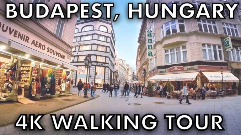 4K Budapest Walk – Walking around Vaci Utca