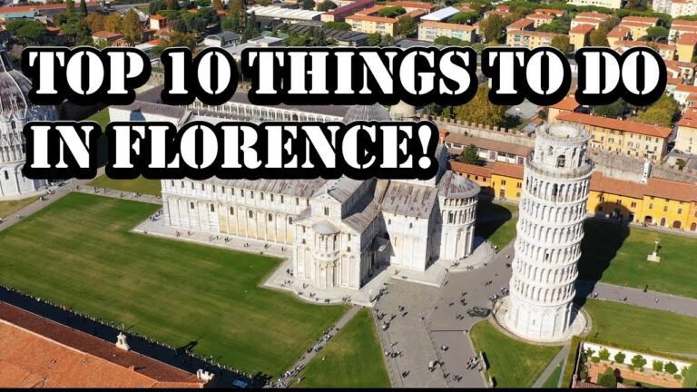 TOP 10 Things to do in Florence, Italy.