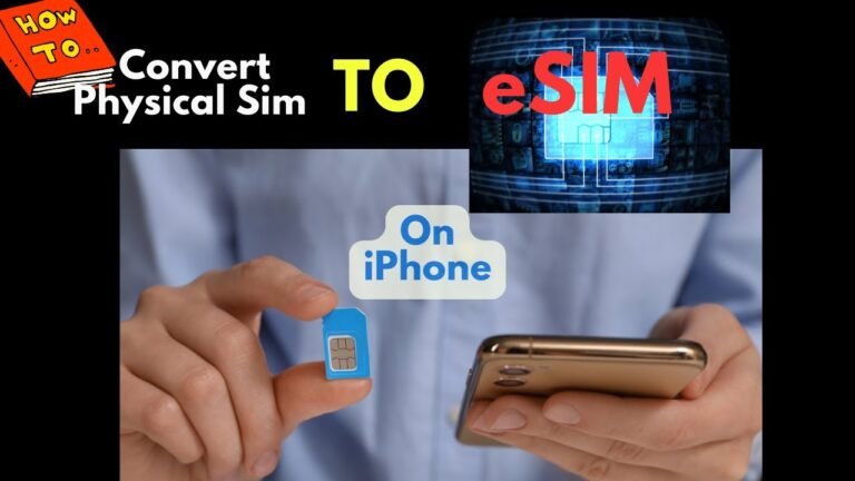 How to Convert Your Physical SIM to eSIM on iPhone #esim #ios #iphone #iphonetips #iostips