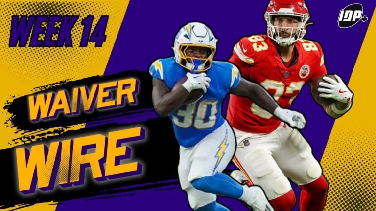 HOTTEST Fantasy Football MUST-ADD Week 14 Waiver Wire Picks!