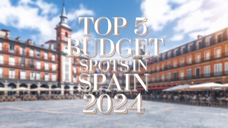 Ronald’s TOP 5 Budget Spots in Spain to Visit NOW