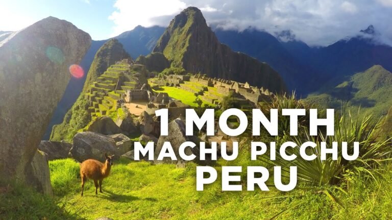 1 Month Itinerary in Machu Picchu Peru Travel Guide