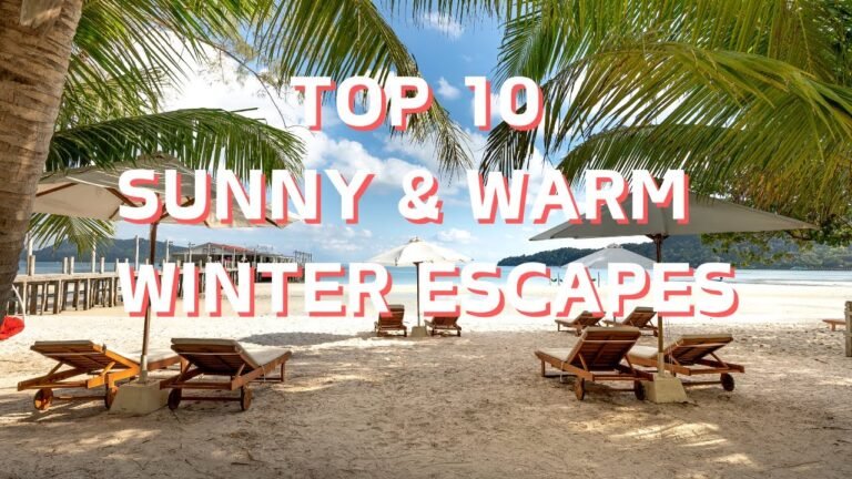 Must See 10 Best Destinations Revealed so You Can Escape the Cold Winter! #winterescape #traveltips