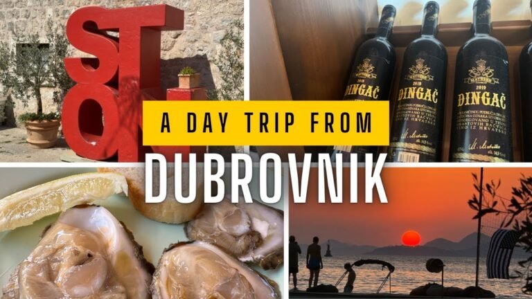 Wine, Oysters, and a Sunset: A Day Trip From Dubrovnik