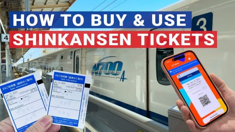 How to Buy & Use Shinkansen Bullet Train Tickets in Japan and Online