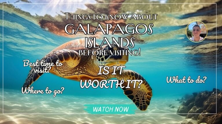 Best Things you MUST know before traveling to Galápagos Islands in 2025