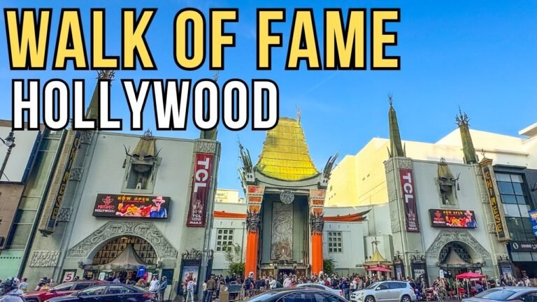 and other FUN THINGS TO DO at the Hollywood Walk of Fame