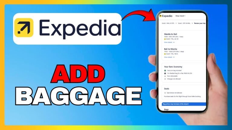 HOW TO ADD BAGGAGE IN EXPEDIA 2025