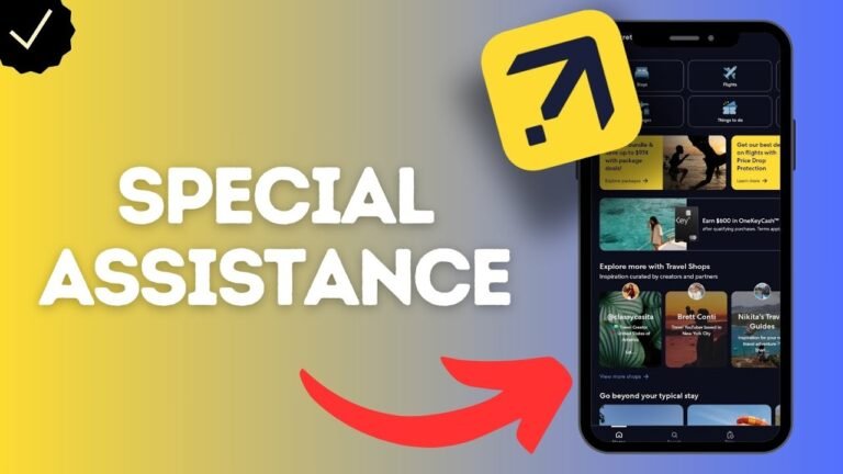 How to Set Special Assistance in Expedia for Blind Travelers