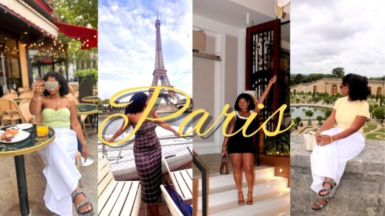 Paris vlog | Vintage Shopping, Eiffel Tower photoshoot, Versailles tour, Daily Outfits & more