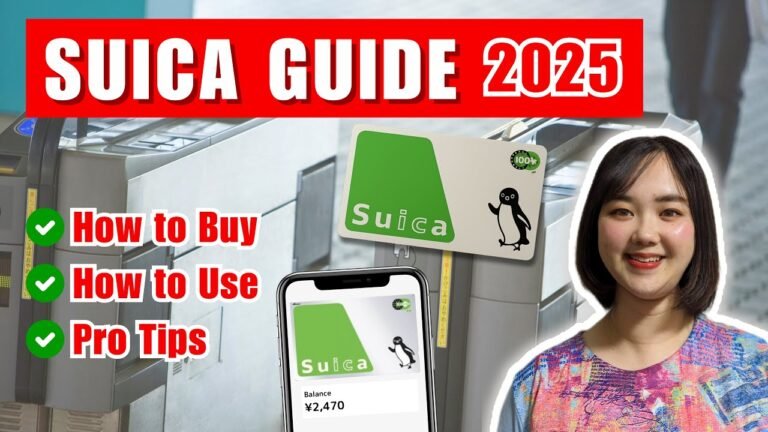 Japan SUICA Card Explained! Best IC Card for Tourists