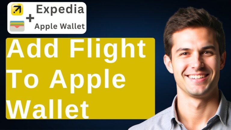 How To Add Expedia Flight To Apple Wallet [2025 Guide]
