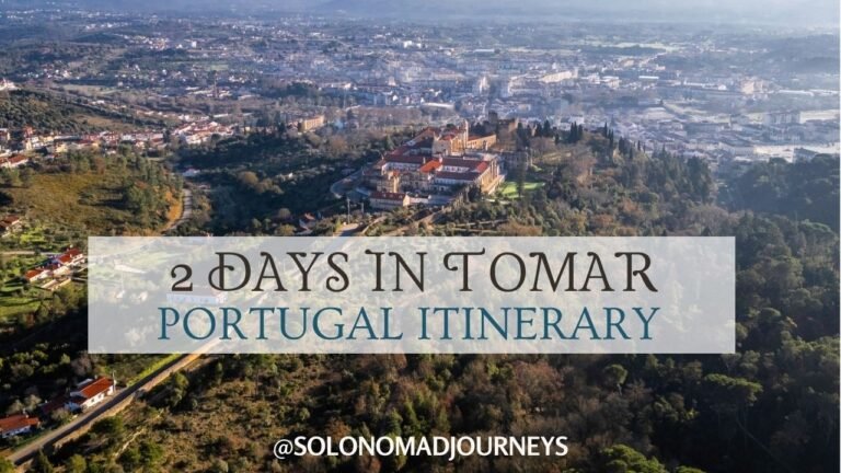 2 Days in Tomar, Portugal: Best Things to Do Beyond the Convent of Christ (+amazing drone shots)