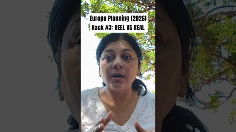 Instagram vs Reality: Europe Travel Truth No One Tells You! #europetravel