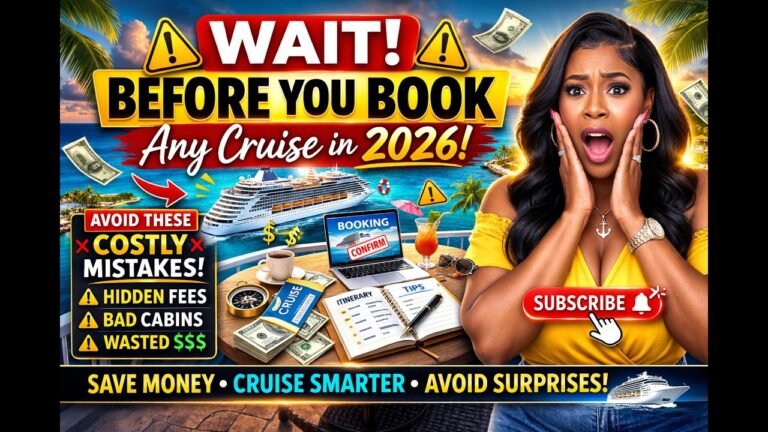 Before You Book Any Cruise in 2026, Watch This First Carefully