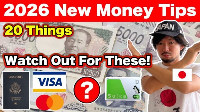 Japan Money Guide UPDATE 2026 | 20 Changes Tourists Don’t Expect