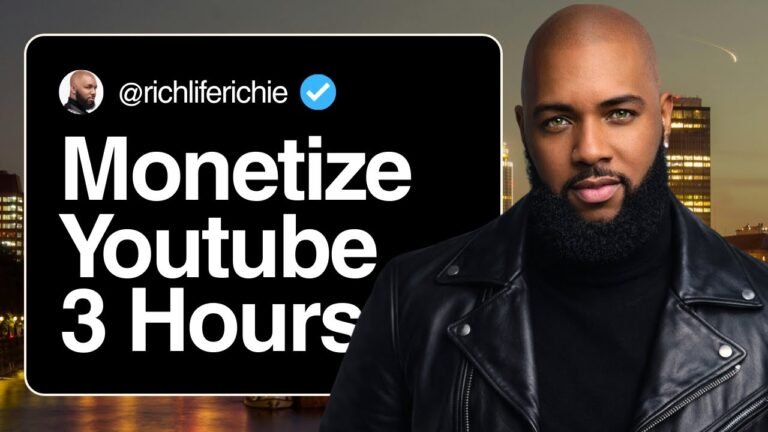 Everything You Need To Make Money On Youtube From Day 1 (Full Course)