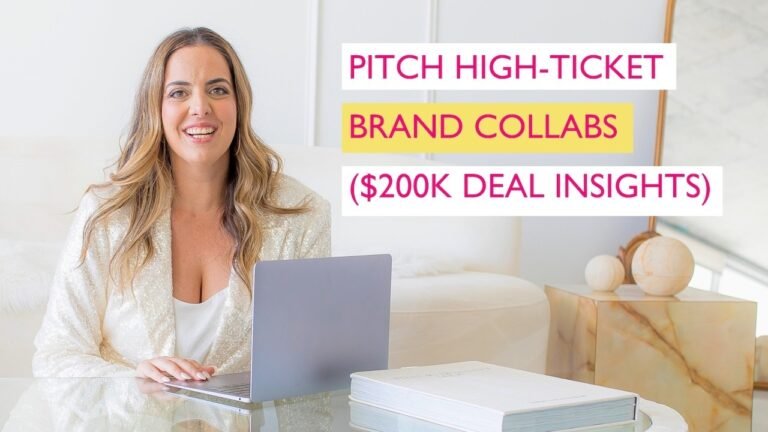 How To Land High-Paying Brand Collaborations (Pitching Tips For A $200k Deal Negotiator)