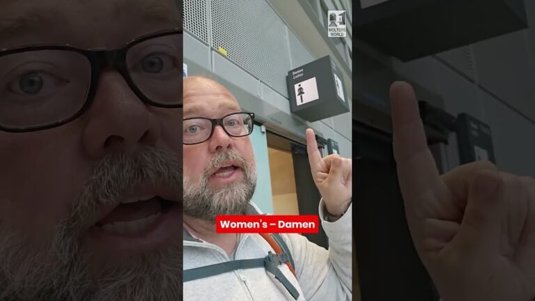 Men’s & Women’s Room in Germany #german #wc