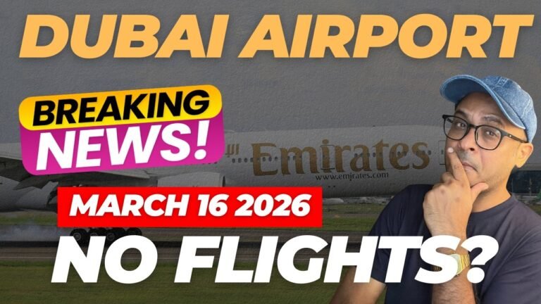 Breaking: Dubai Airport Flights Disrupted | Mar 16–17 Update