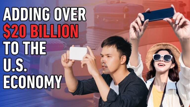 What happens when Chinese tourists visit the US?