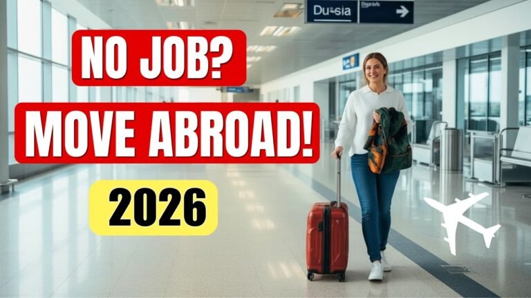 Move Abroad in 2026 WITHOUT a Job Offer – 5 Easiest Countries!