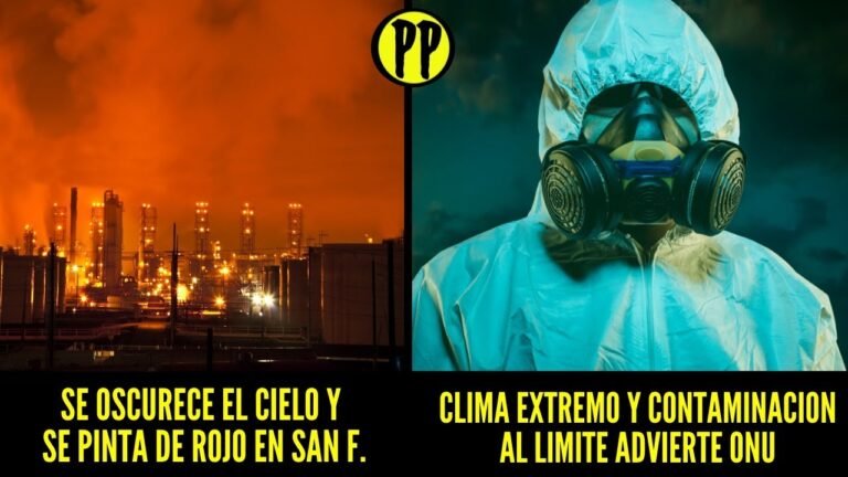 EL CIELO SE PINTA DE ROJO EN SAN FRANCISCO / ONU ADVIERTE ESTAMOS AL LÍMITE CON CLIMA DEL PLANETA