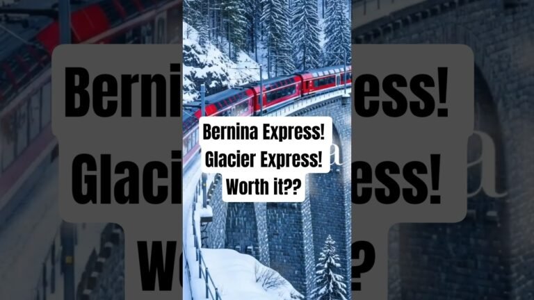 Bernina Express & Glacier Express – Worth It or Not?? #Switzerland #Wanderlust