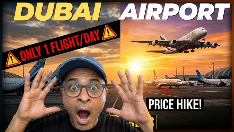 Dubai Airport Restricts Flights: 1 Flight per Day Rule? | April 10, 2026