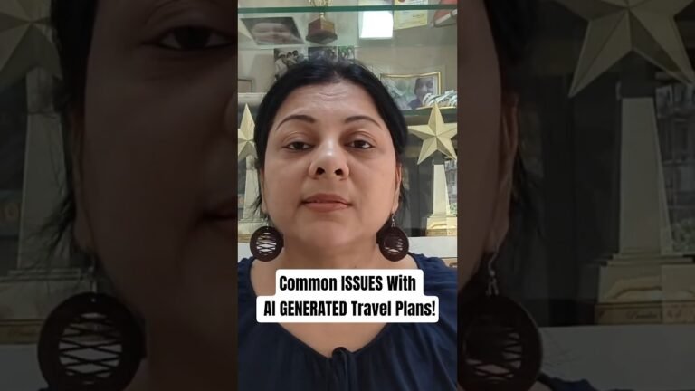 Biggest AI Travel Mistake ❌ Unrealistic Itineraries!