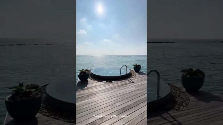 Ice room + overwater bungalow = dream vacation?! ✨ #maldives #travelgoals