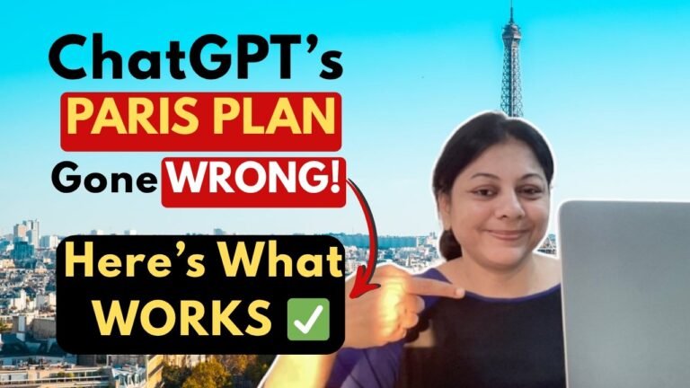 AI Generated a Bad Paris Trip | Here’s What I’d Do Instead