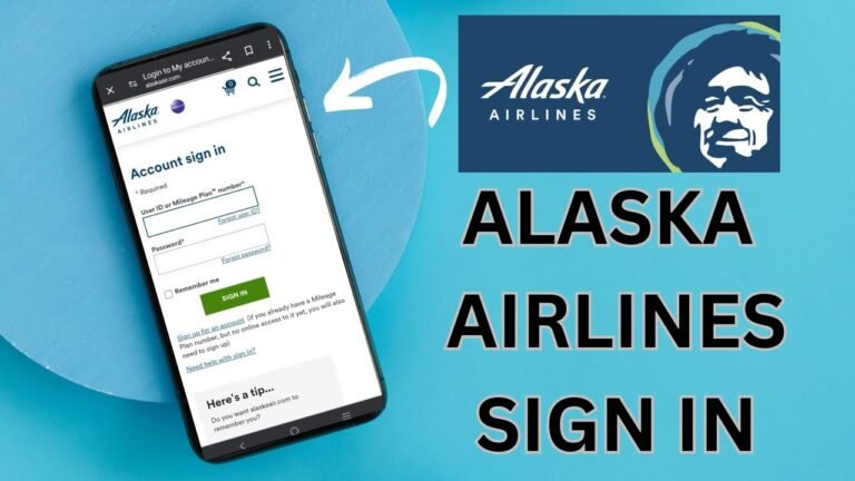 How to Sign In Alaska Airlines Account 2024? Alaska Airlines Login