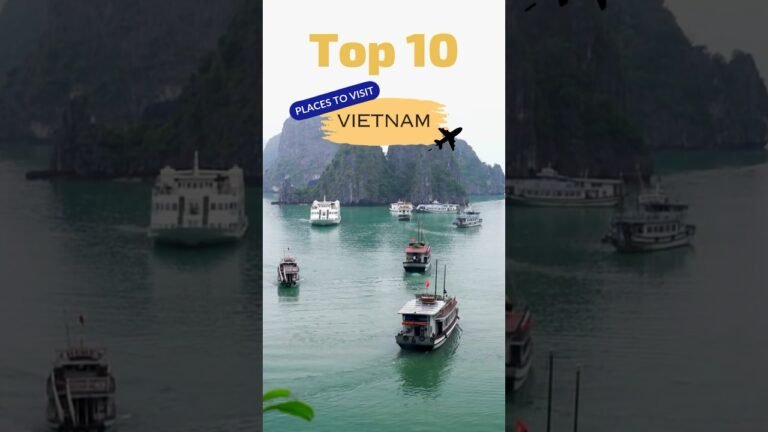 Top 10 places to visit in Vietnam in 2024 #vietnamdestinations #vietnamtourism #top10travel #vietnam