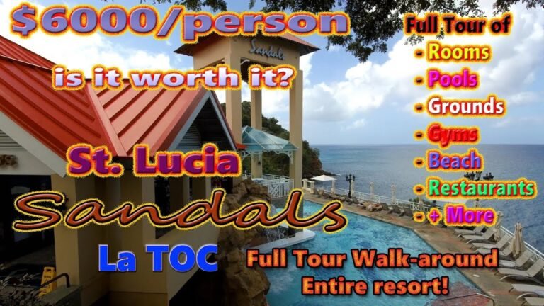 St Lucia Sandals La TOC BEST Video Out There..Is It Any Good? Full Tour Walk-around Entire resort!