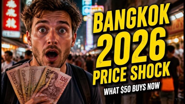 Bangkok 2026 Price Shock — What $50 Really Buys Now