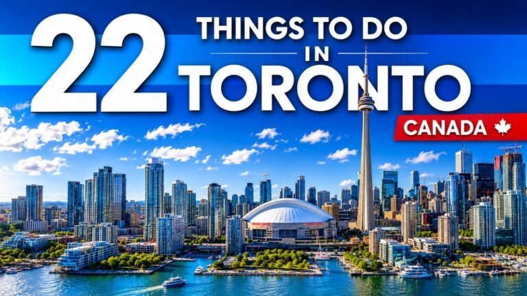 Best Things To Do in Toronto Canada 4K