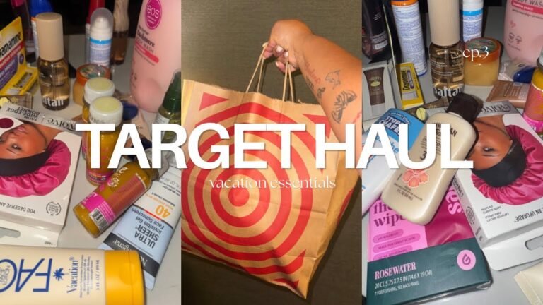 life in my thirties || target hygiene haul || travel essentials