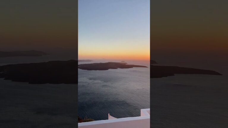 I Didn’t Expect Santorini Sunset to Look Like This #greece #travel #beautiful