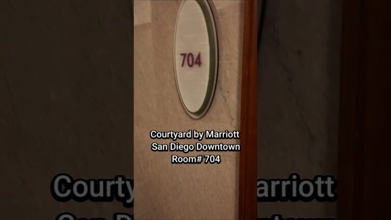 Courtyard by Marriott San Diego Downtown  – Room 704 Review