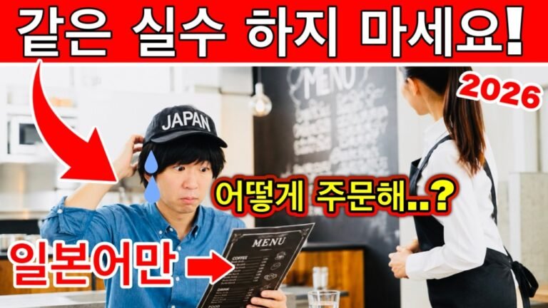 2026년 일본 여행, 같은 실수 하지 마세요! 꼭 알아야 할 10가지 | 여행 꿀팁 포함