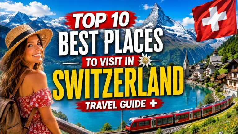 Top 10 Best Places to Visit in Switzerland  Switzerland (Travel Guide)