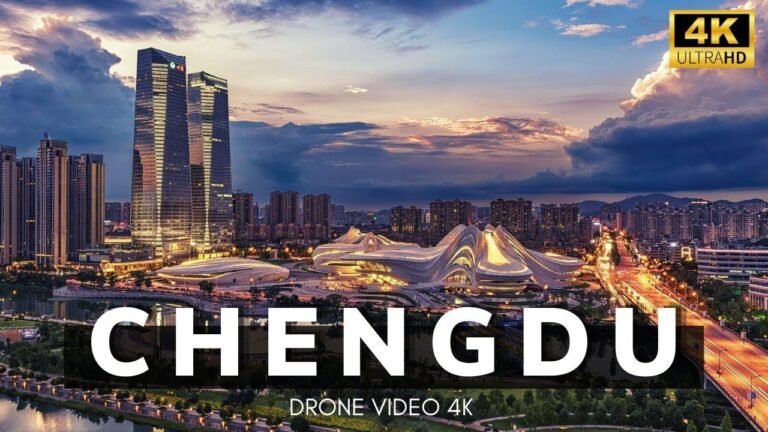 CHENGDU CITY CHINA 4K – Chengdu Incredible Infrastructure – Drone Video