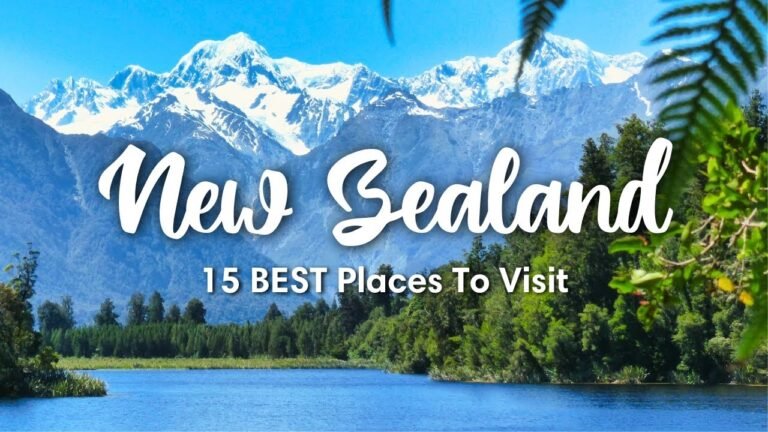 NEW ZEALAND TRAVEL (2025) | 15 BEST Places To Visit In New Zealand