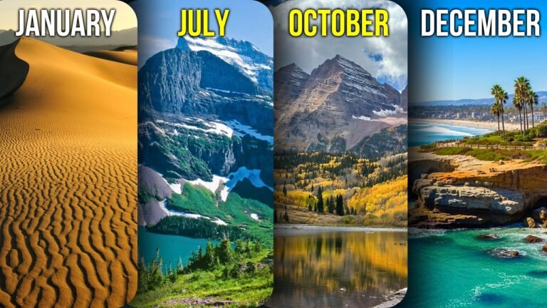 The Best USA Destinations by Month |Travel Guide