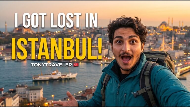 I GOT LOST IN ISTANBUL | My First Day in Turkey! | TonyTraveler #travel #short #trending #firstvlog