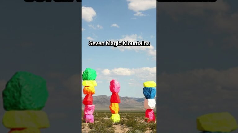 Seven Magic Mountains – These Colorful Rock Stacks in the Desert Are Absolutely Insane