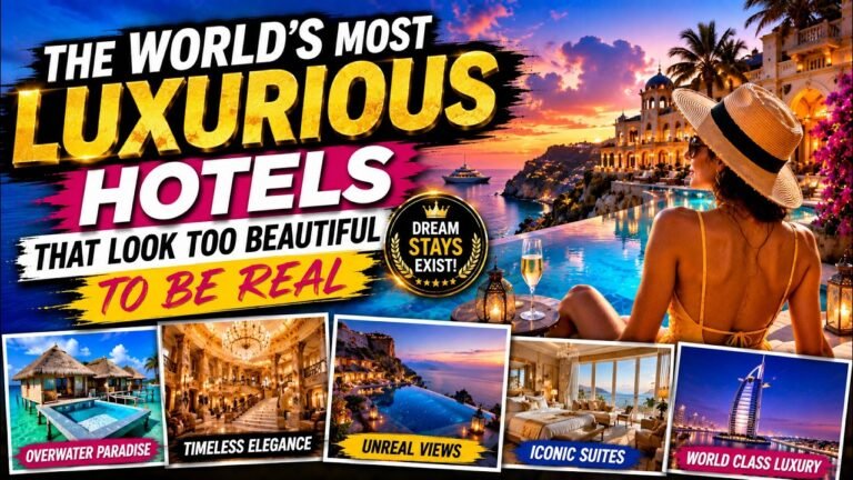 The World’s Most Luxurious Hotels That Look Too Beautiful to Be Real