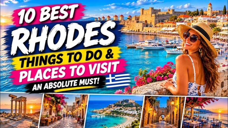 Best Places to Visit in Rhodes, Greece | 10 Amazing Destinations You Can’t Miss