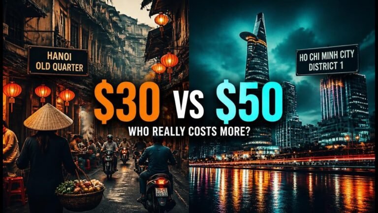 The Truth About Hanoi vs Ho Chi Minh City Costs!